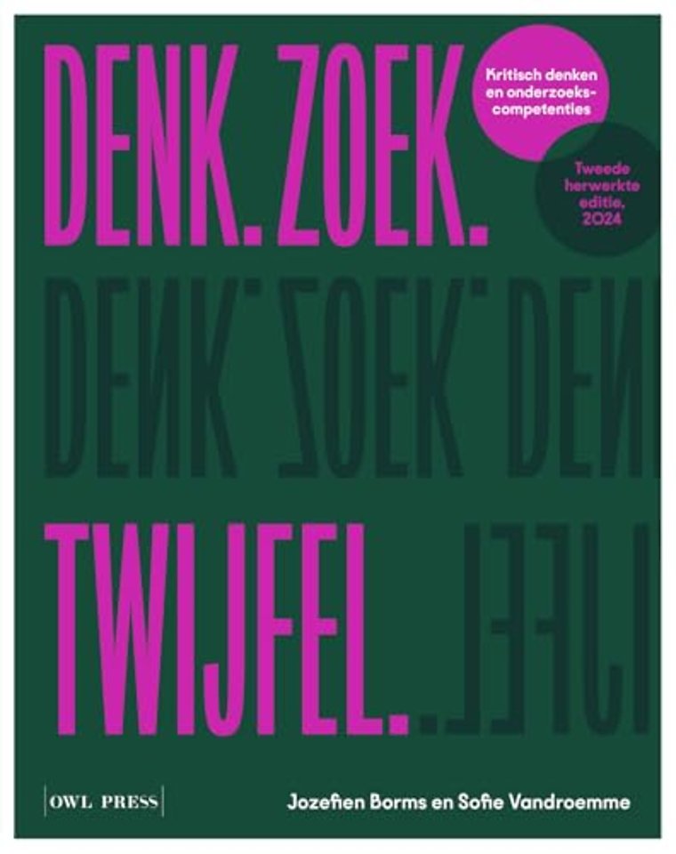 Denk. Zoek. twijfel.
