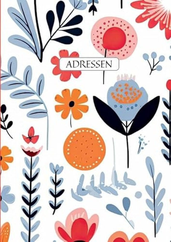 Adresboek groot / Adresboekje met Alfabet – Telefoonregister / Adressenboek