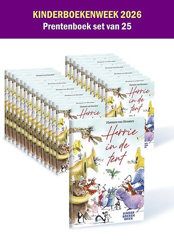 Herrie in de tent - prentenboek van de Kinderboekenweek - set van 15 ex. Kinderboekenweek 2026