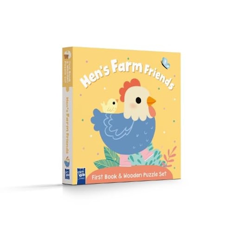 Hen's Farm Friends (First Book And Wooden Puzzle)