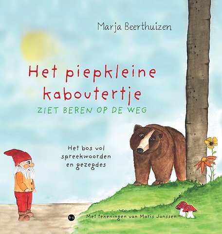 Het piepkleine kaboutertje ziet beren op de weg
