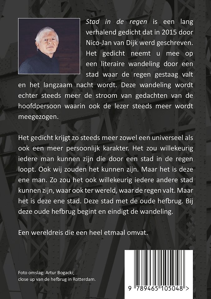 Stad in de regen.