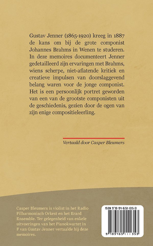 Johannes Brahms als mens, leraar en kunstenaar