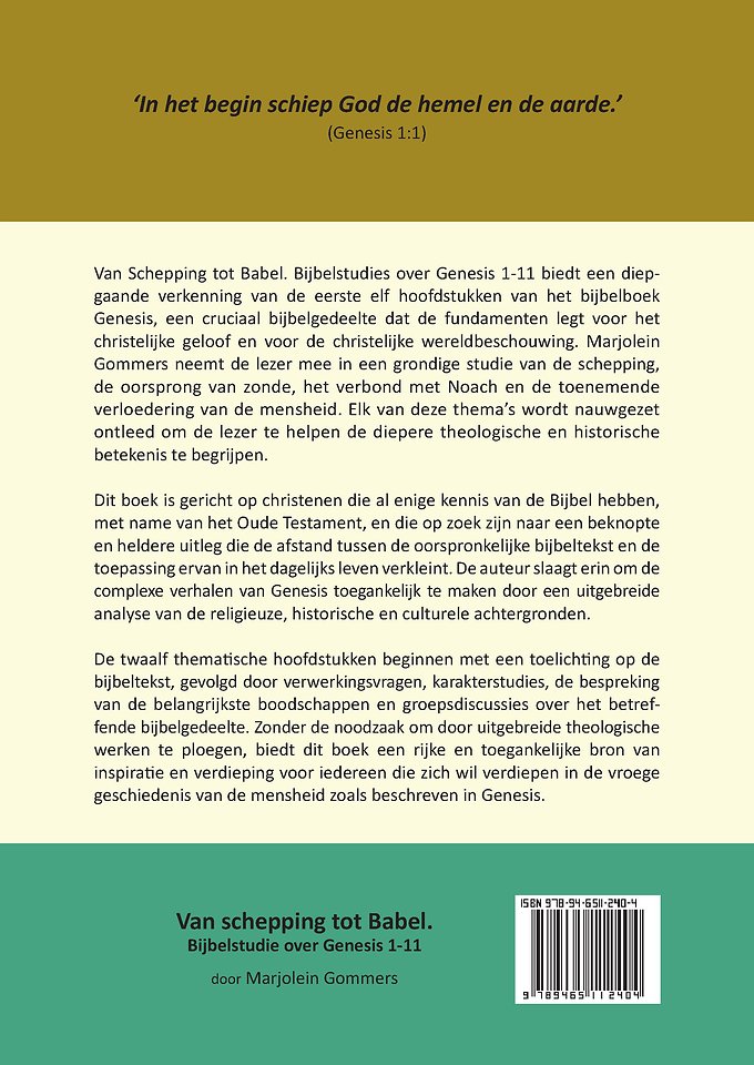 Van schepping tot Babel