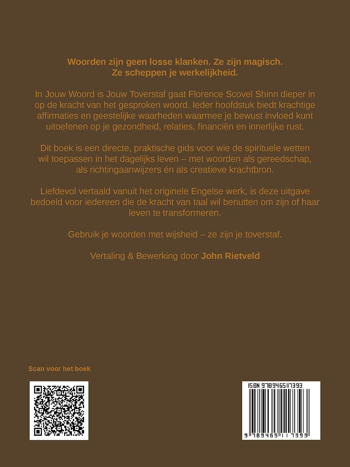JOUW WOORD IS JE TOVERSTAF