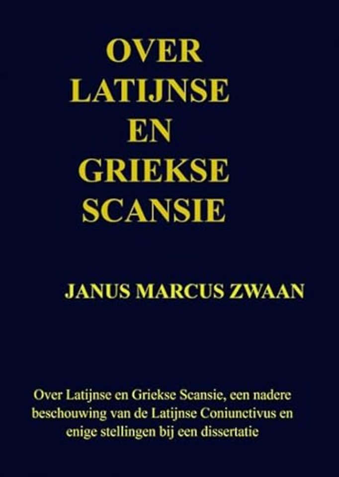 Over Latijnse en Griekse Scansie