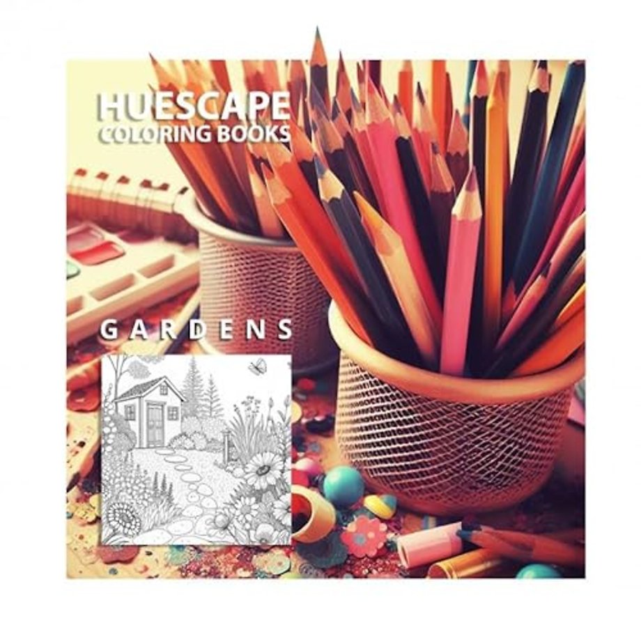 Huescape Kleurboek voor volwassenen - Bloementuinen