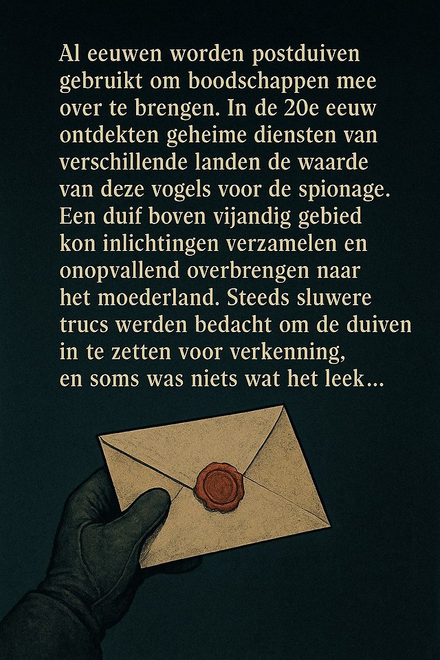 De geheime geschiedenis van postduiven in de spionage