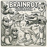 Brainrot kleurboek