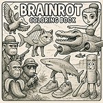 Brainrot Coloring Book