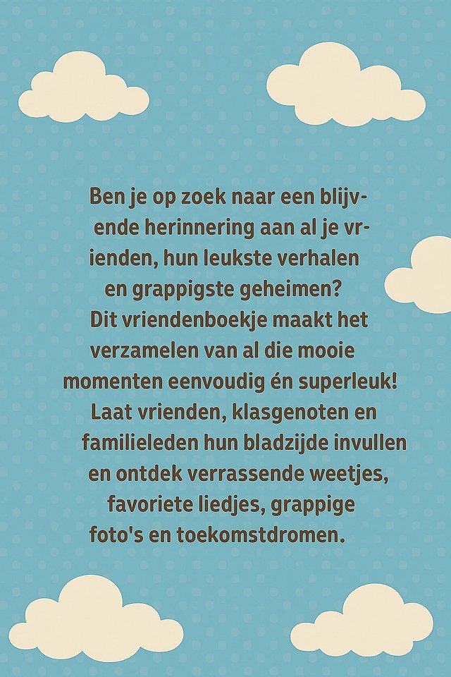 Helikopter Vriendenboekje