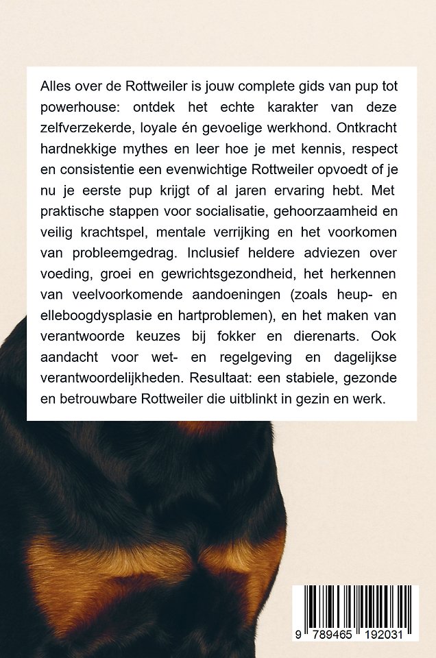 Alles over de Rottweiler