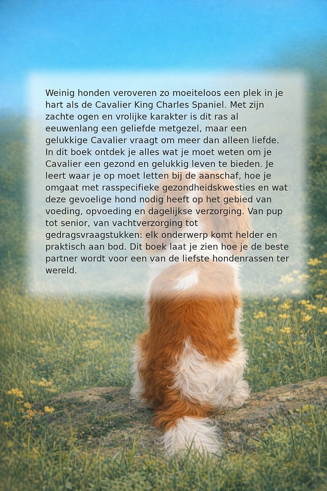 Alles over de Cavalier King Charles Spaniel