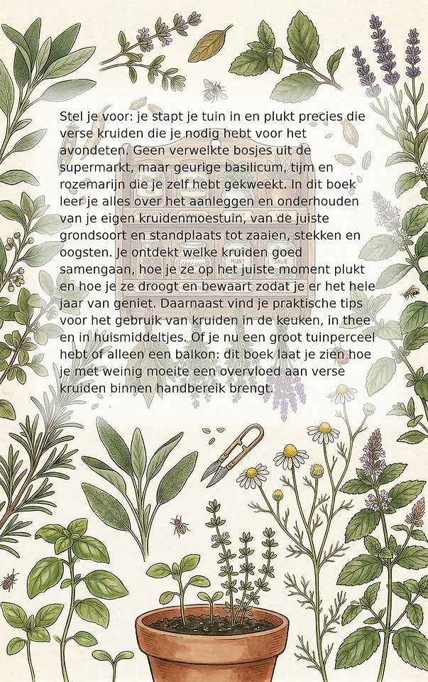 Kruidenmoestuin: Kweken, Drogen en Gebruiken