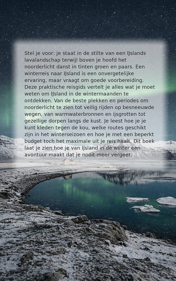 Ijsland in de winter