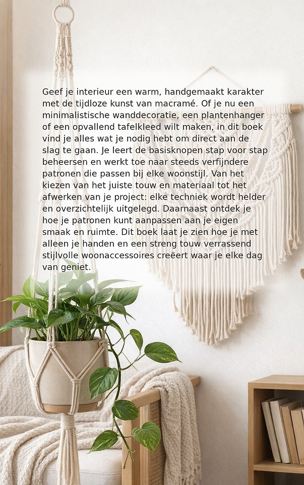 Macramé voor de moderne woning