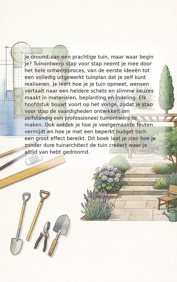 Tuinontwerp stap voor stap