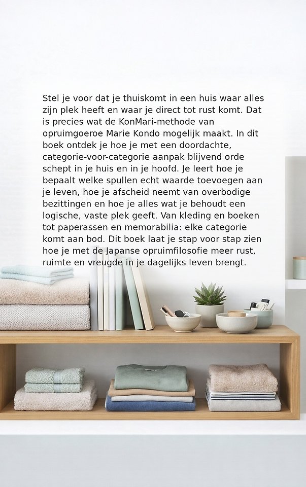 Opruimen met de japanse methode