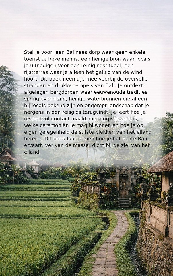 Bali voorbij de toeristische drukte