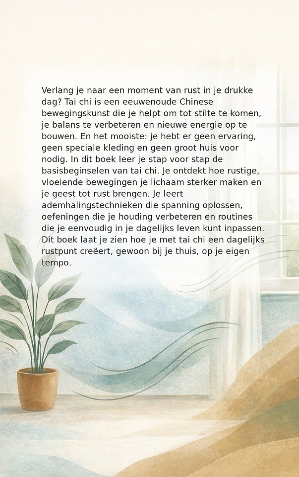 Tai chi voor thuis beginners
