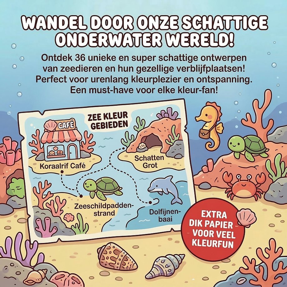 Cozy Onderwater Kleurboek