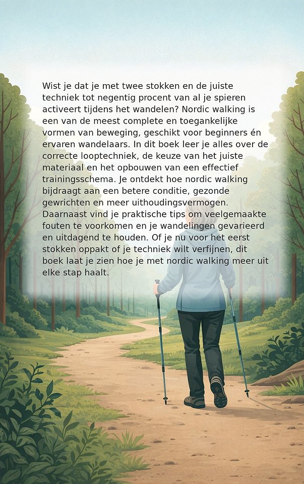 Wandelen met nordic walking stokken