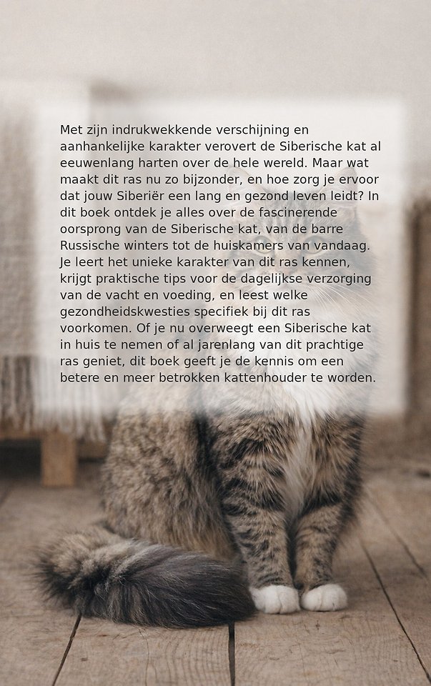 Alles over de siberische kat