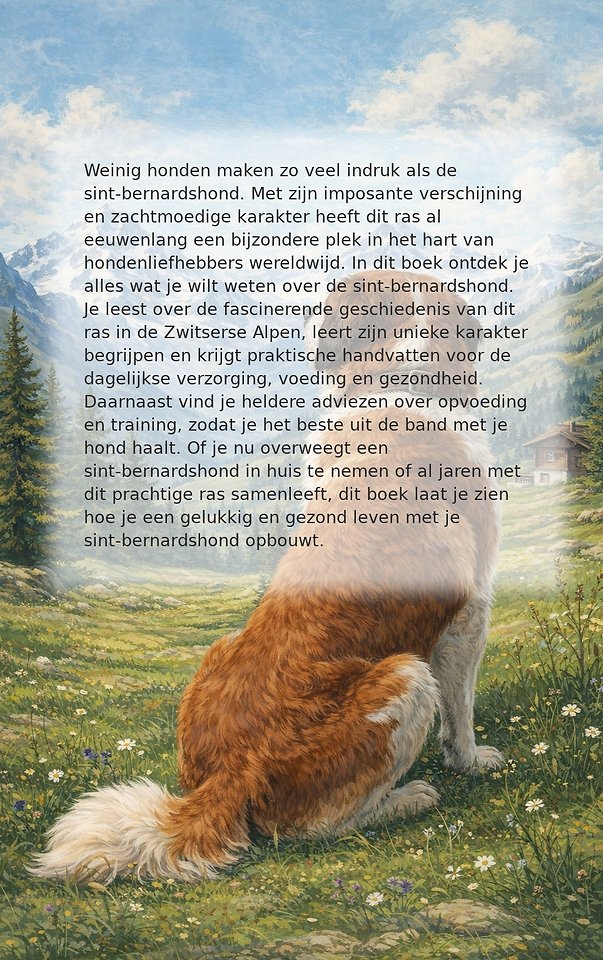 Alles over de sint-bernardshond