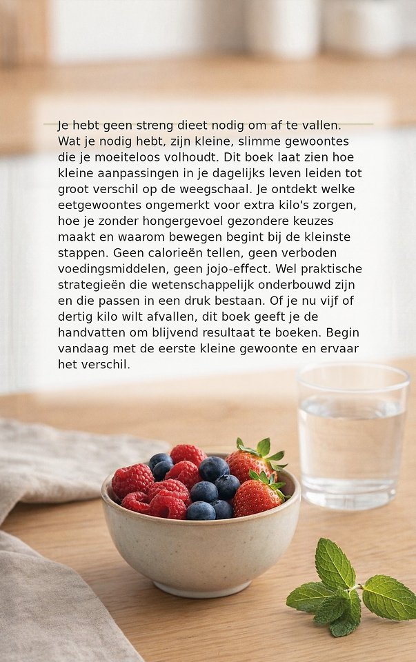 Kleine gewoontes voor een gezonder gewicht