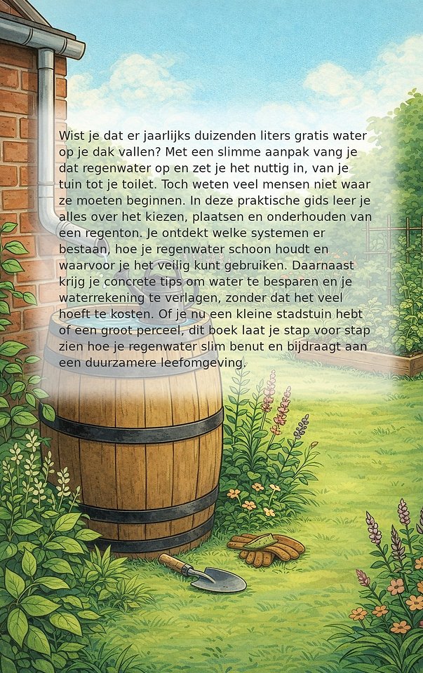 Regenton en regenwater gebruiken