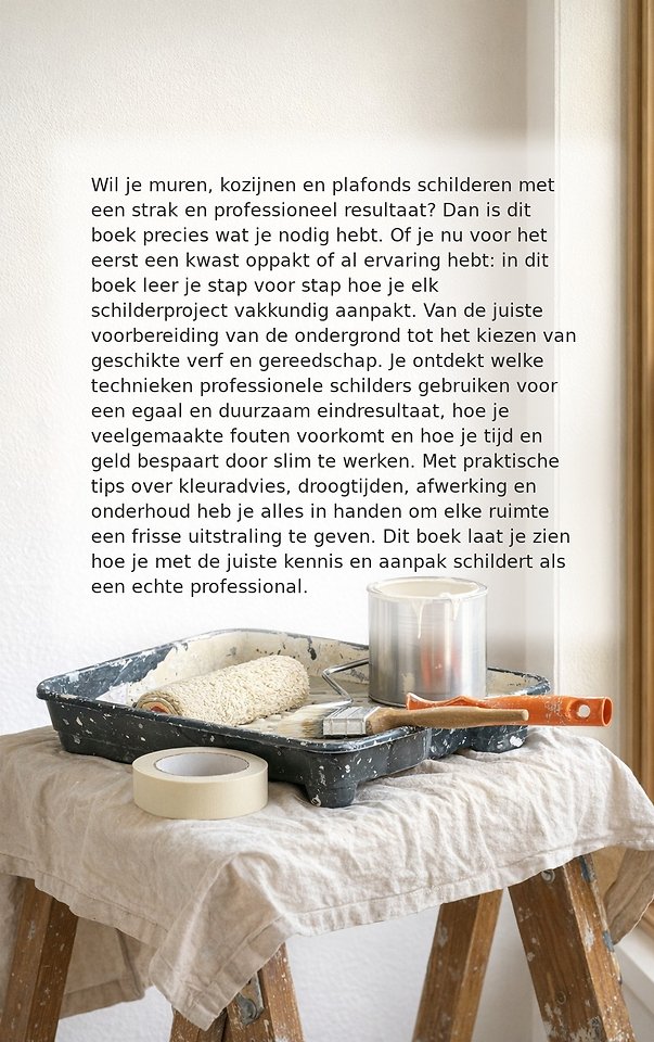 Schilderen als een professional