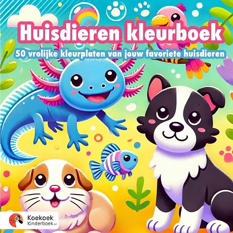 Huisdieren Kleurboek
