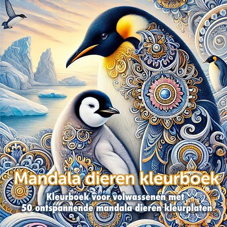 Mandala dieren kleurboek