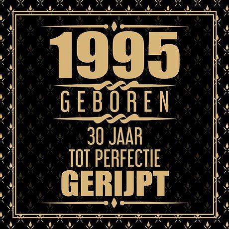 1995 Geboren 30 Jaar Tot Perfectie Gerijpt