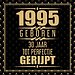 1995 Geboren 30 Jaar Tot Perfectie Gerijpt