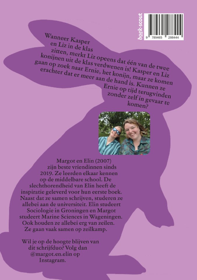Kasper en Liz en het verdwenen klassenkonijn