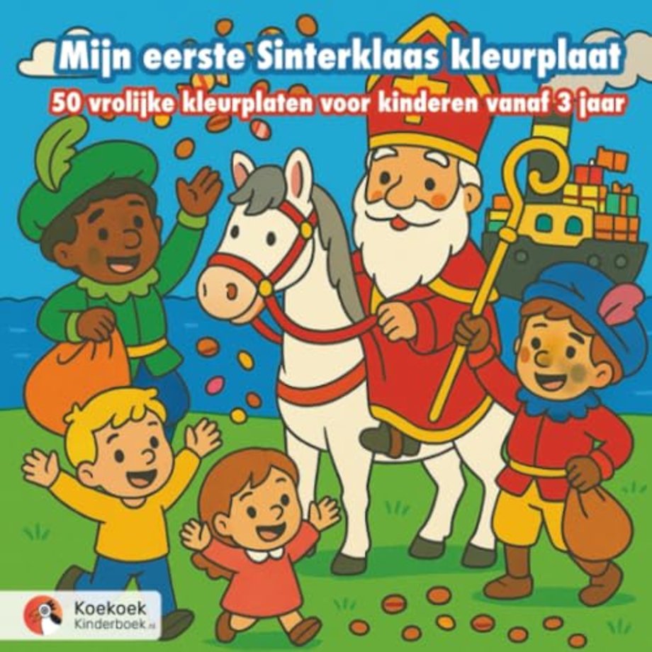 Mijn eerste Sinterklaas kleurplaat