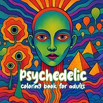 Psychedelic coloring book for adults