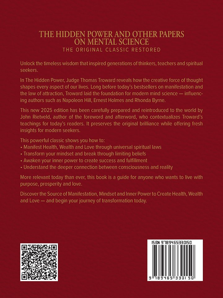 THE HIDDEN POWER AND OTHER PAPERS ON MENTAL SCIENCE