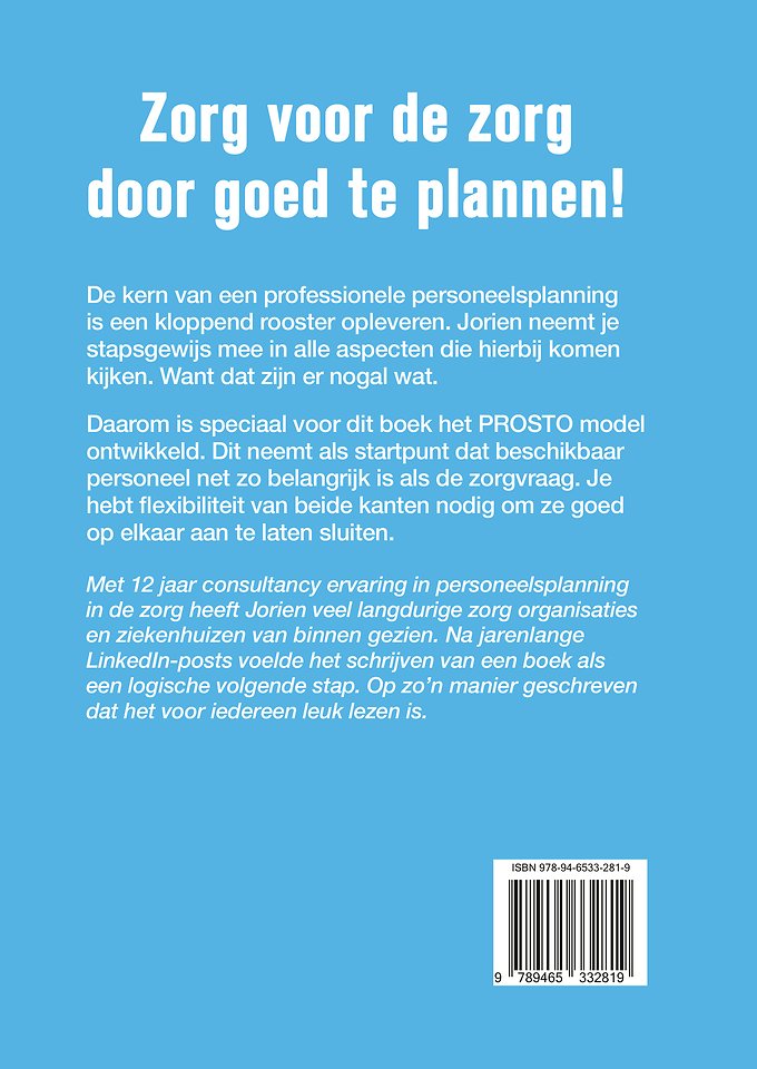 Personeelsplanning in de zorg