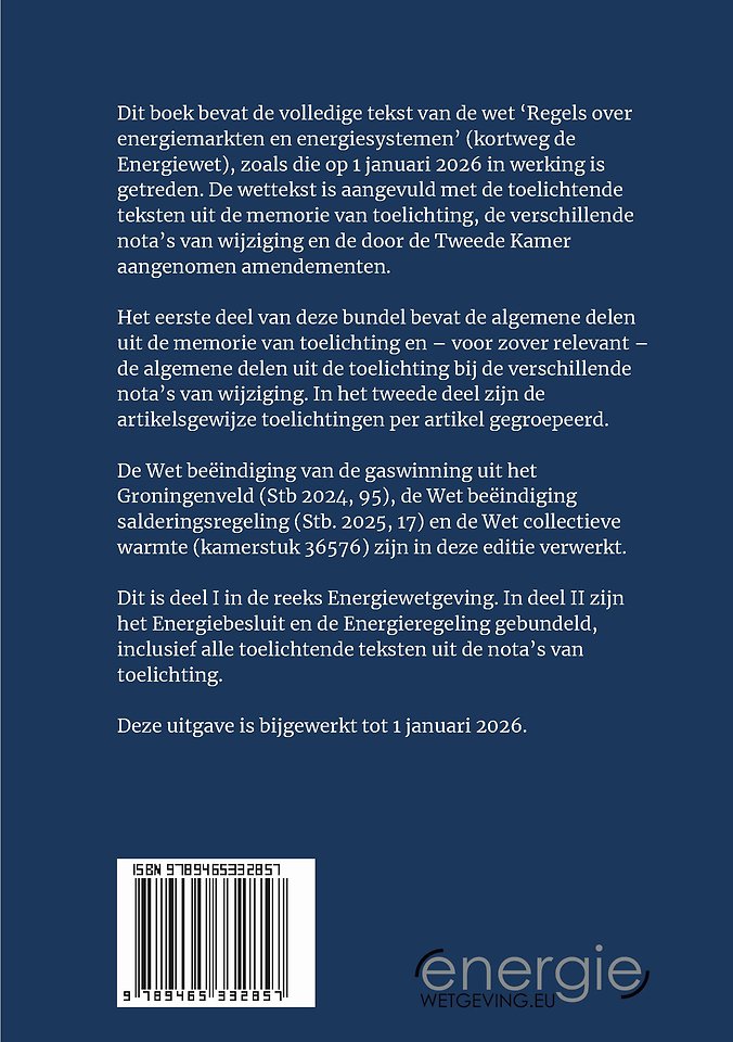 Energiewet - editie 2026