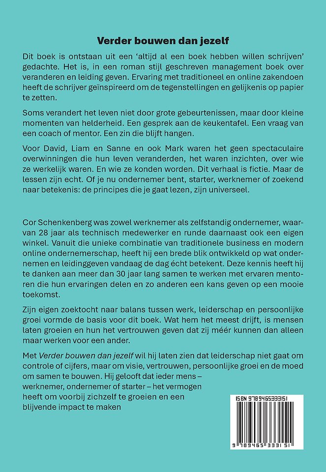 Verder bouwen dan jezelf
