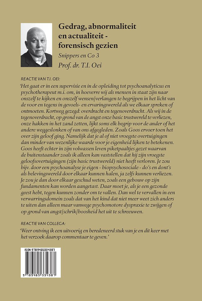 Gedrag, abnormaliteit en actualiteit - forensisch gezien