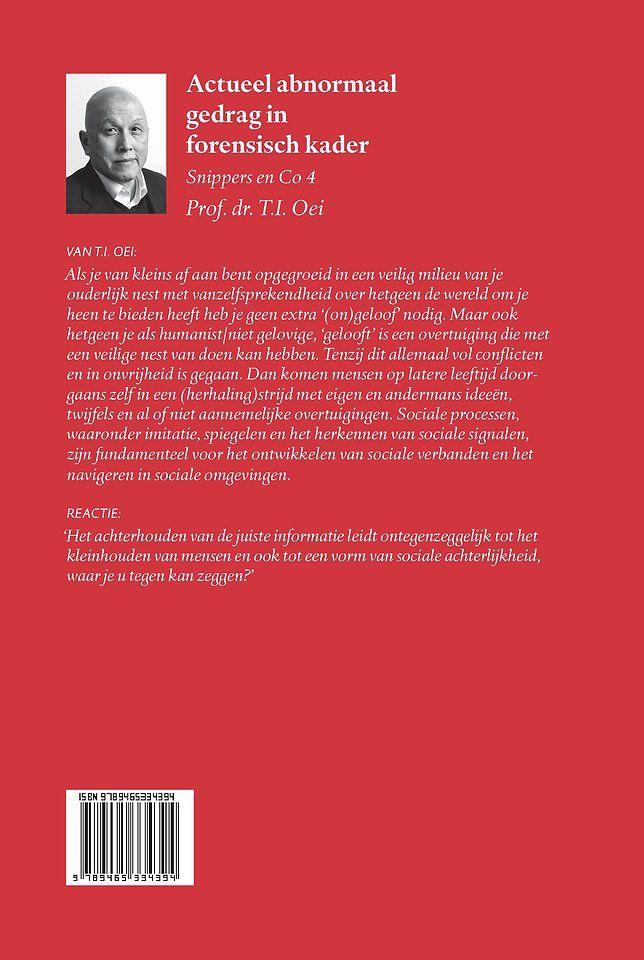 Actueel abnormaal gedrag in forensisch kader