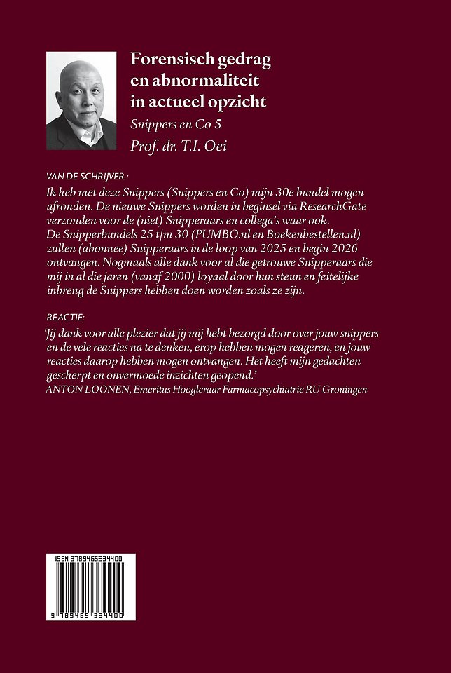 Forensisch gedrag en abnormaliteit in actueel opzicht