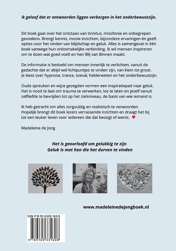 Het blij van binnen boek