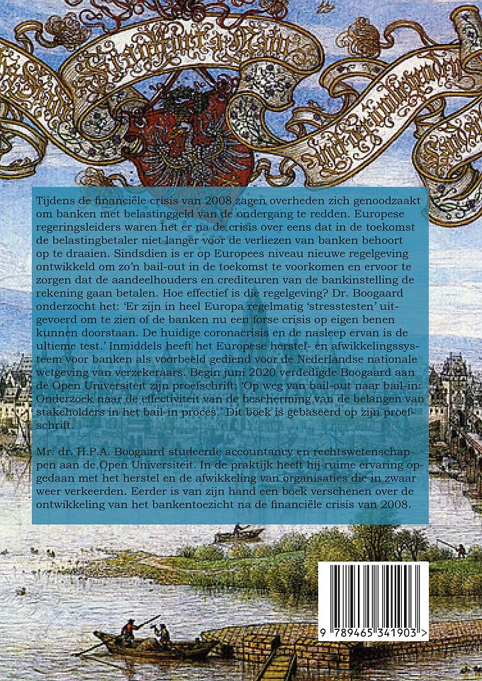 Banken en verzekeraars op weg van bail-out naar bail-in