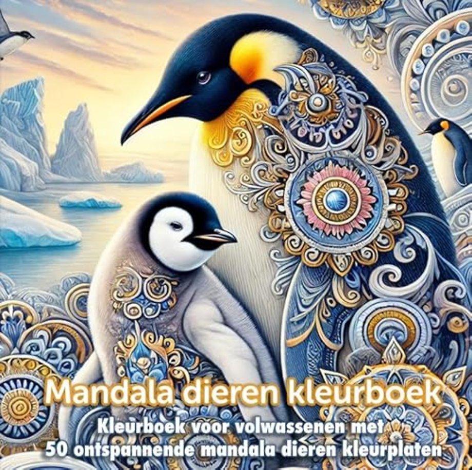 Mandala dieren kleurboek (hardcover)