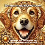 Honden mandala kleurboek voor volwassenen