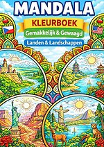 Mandala Kleurboek, Landen & Landschappen (Gemakkelijk & Gewaagd)